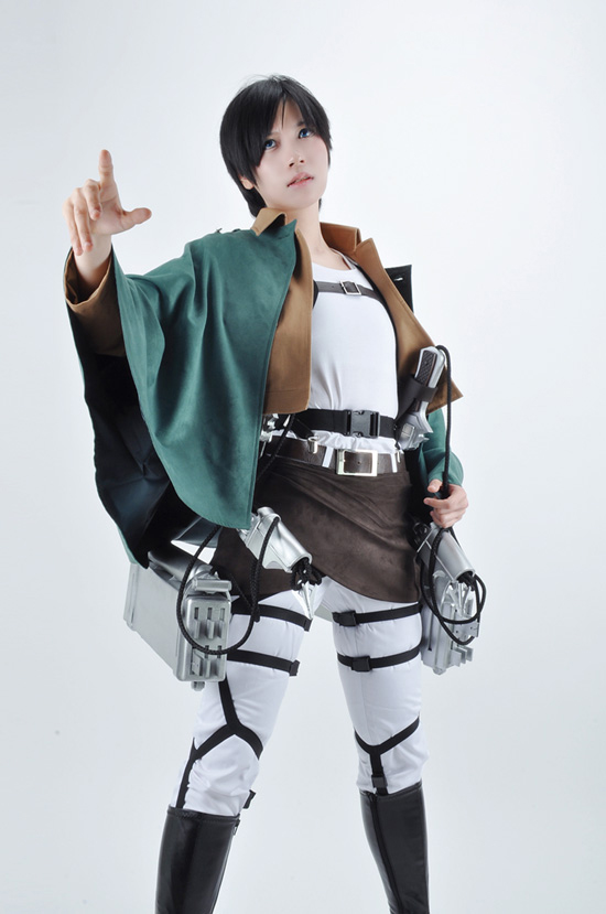 Attack on Titan Eren Jaeger The Recon Corps Uniform Outfits Cosplay Costume